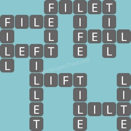 Wordscapes Level 296 Answers [Beach 8, Tropic].